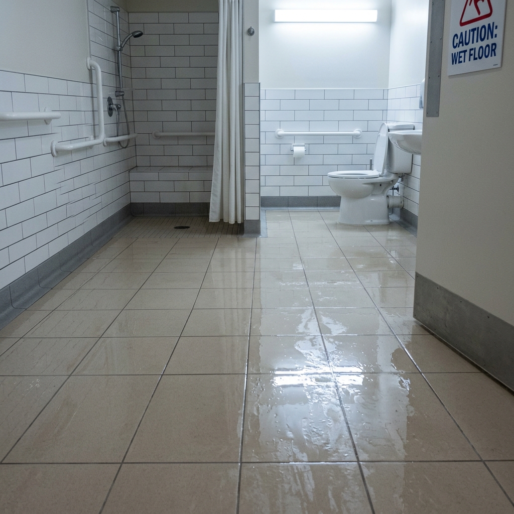 Rutschige Badezimmer